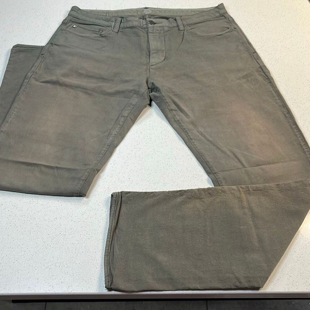 LINKSOUL Pants Mens 36x32 Gray 5 Pocket Golf Stretch Casual Chino
